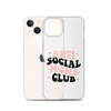 Anti Social Moms Club Clear Case for iPhone®