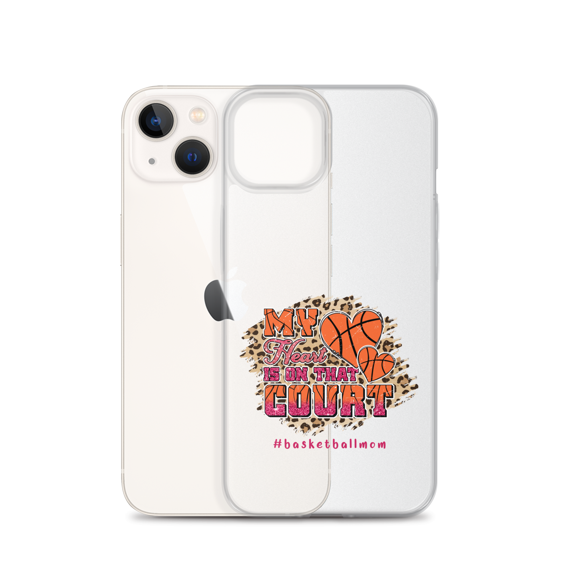 My Heart Is On That Court Clear Case for iPhone®