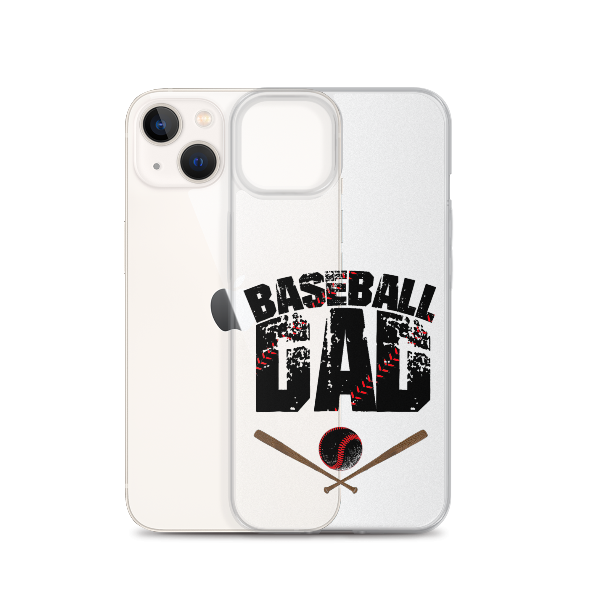 Baseball Dad Clear Case for iPhone®