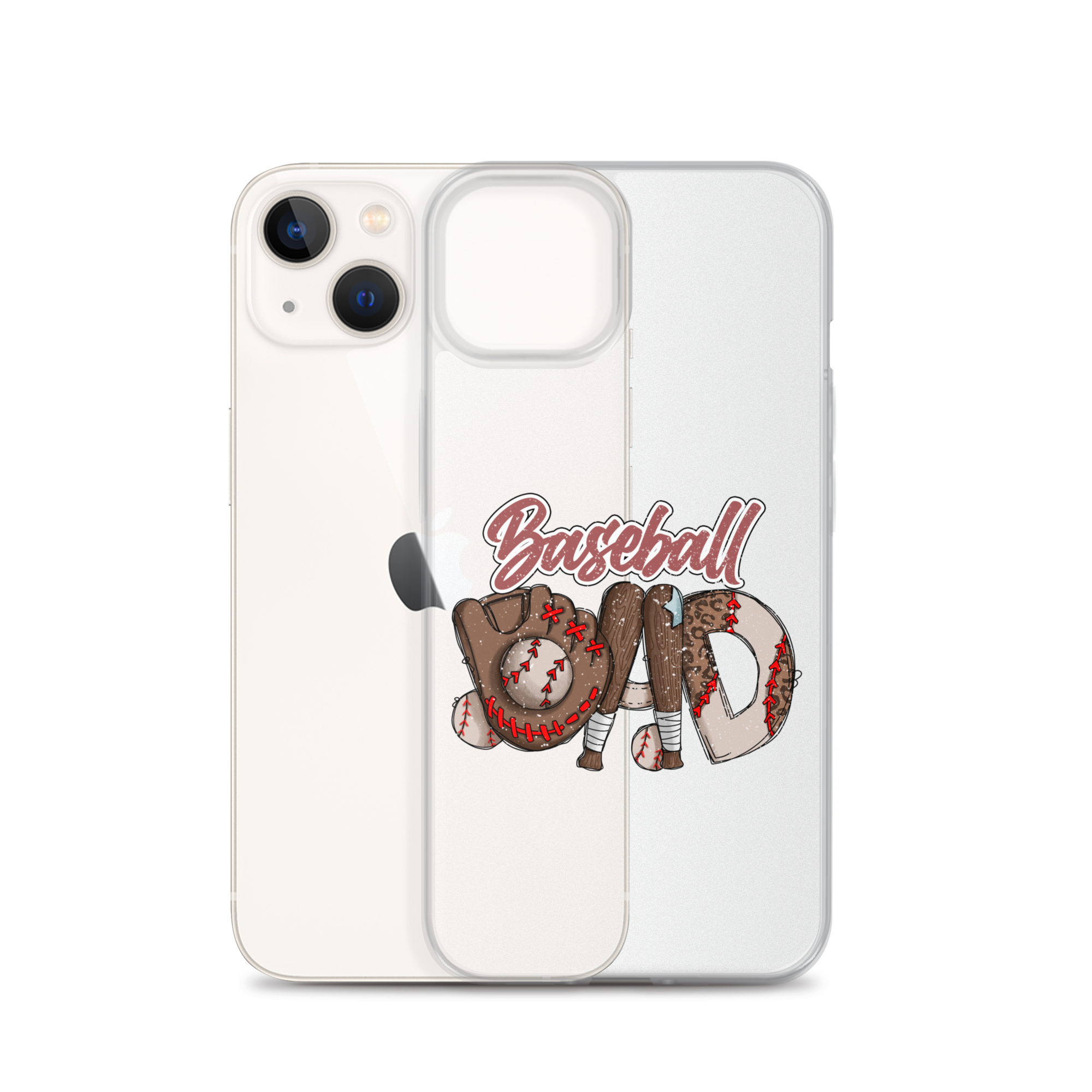 Baseball Dad Clear Case for iPhone®