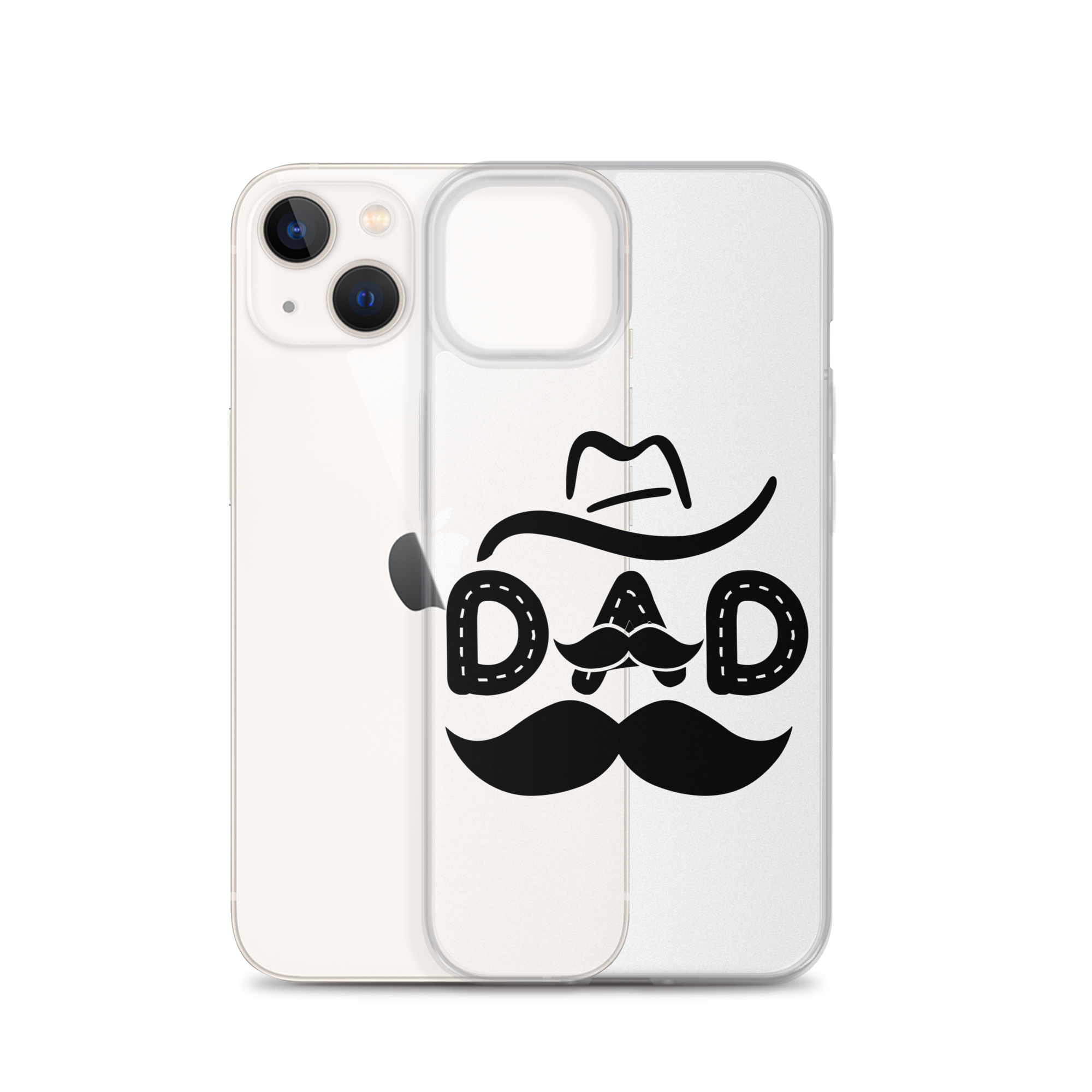 Dad Cowboy Clear Case for iPhone®