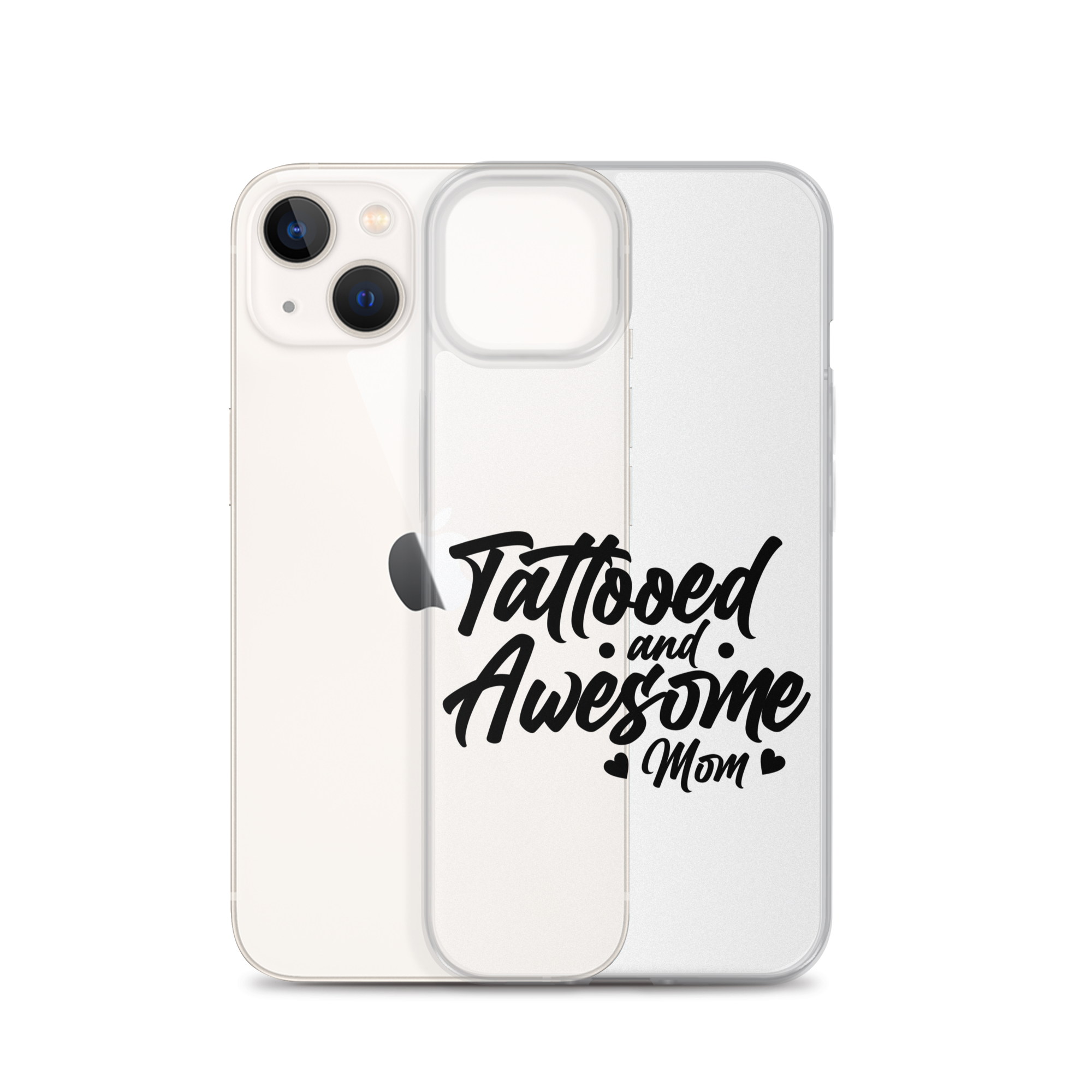 Tattooed And Awesome Mom Clear Case for iPhone®