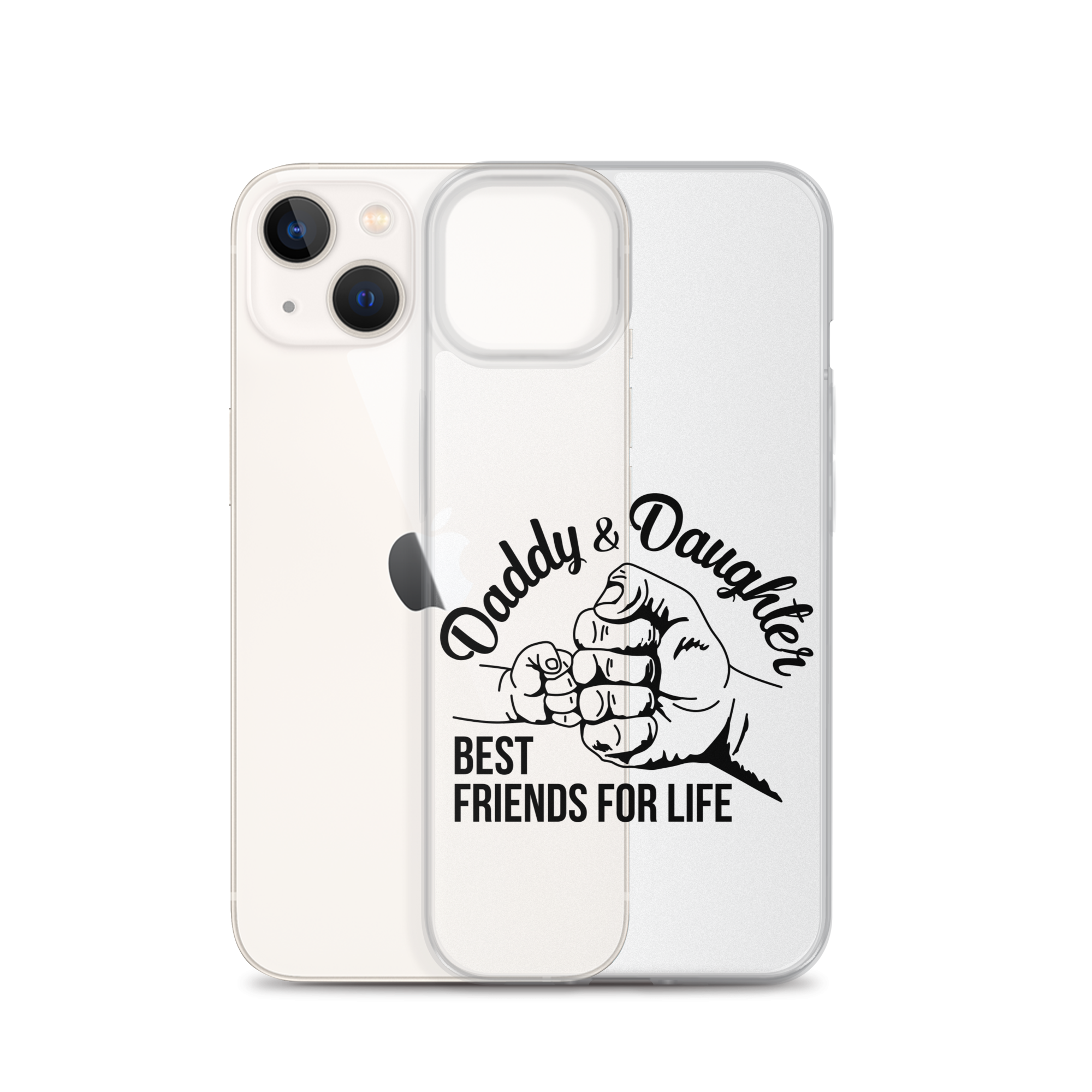 Daddy & Daughter Best Friends For Life Clear Case for iPhone®