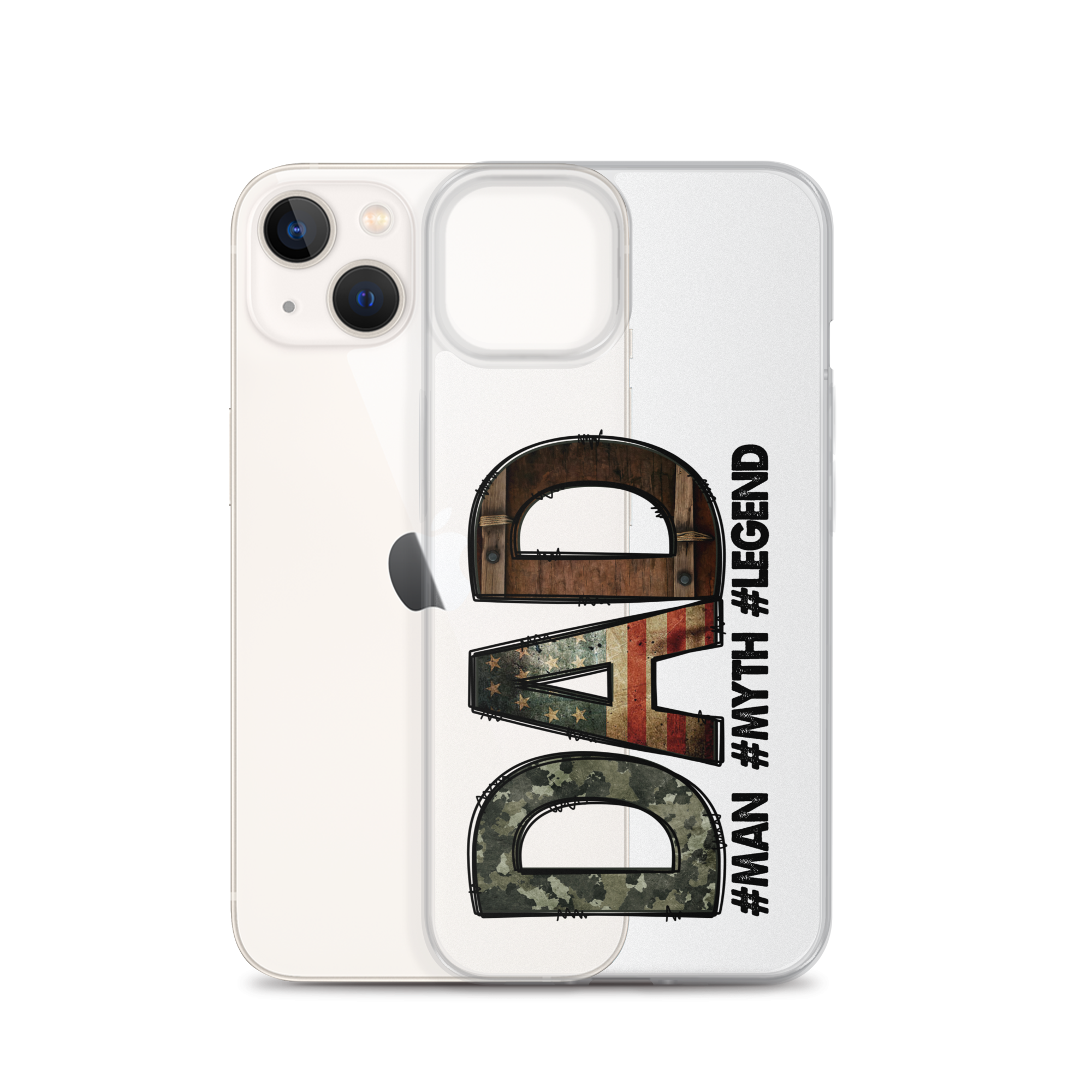 Dad #Man #Myth #Legend Clear Case for iPhone®