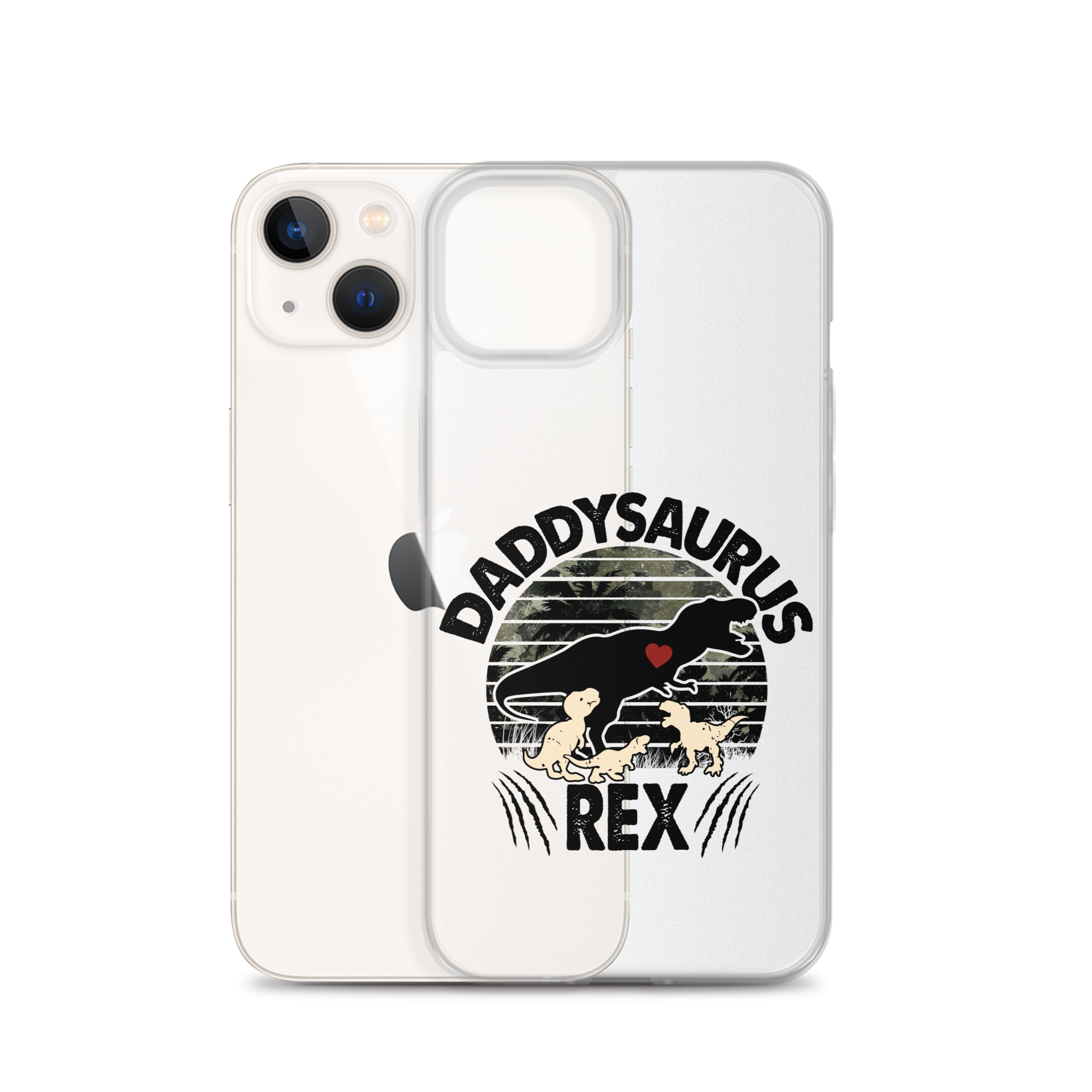 Daddysaurus Rex Clear Case for iPhone®