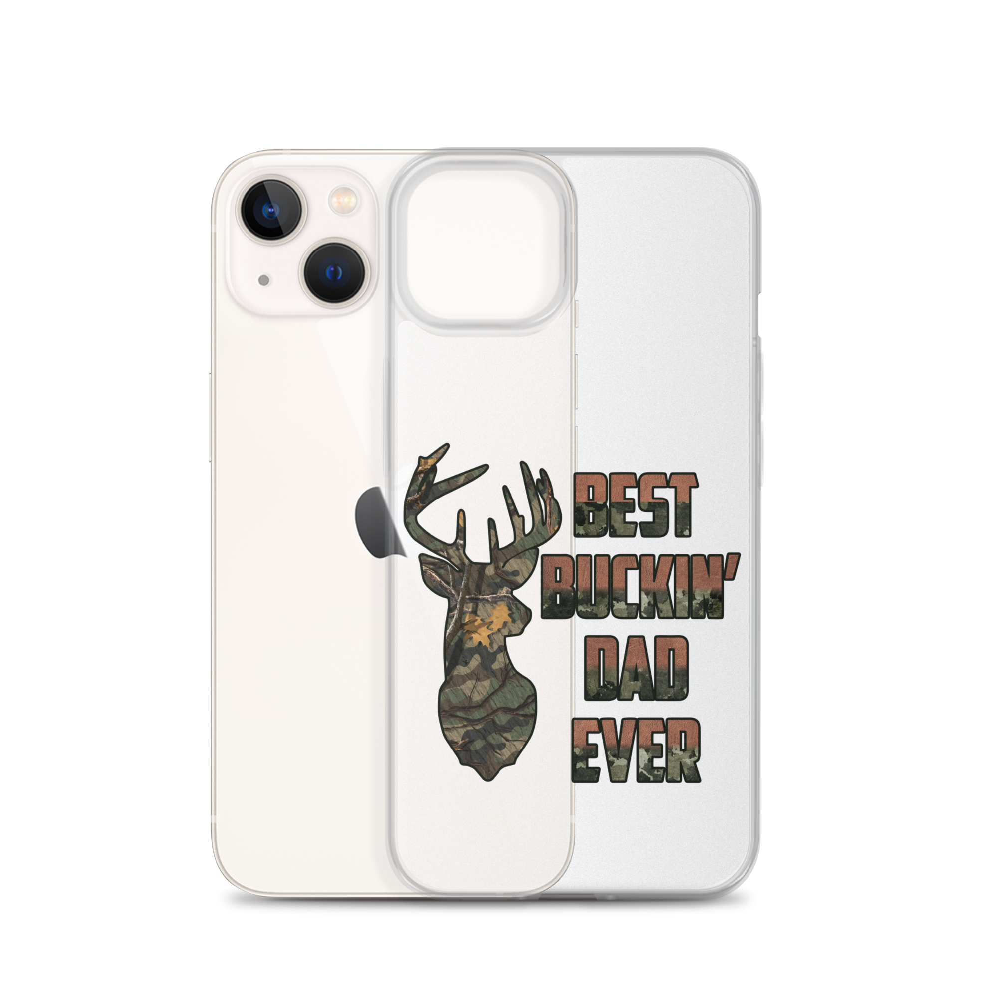 Best Buckin' Dad Ever Clear Case for iPhone®