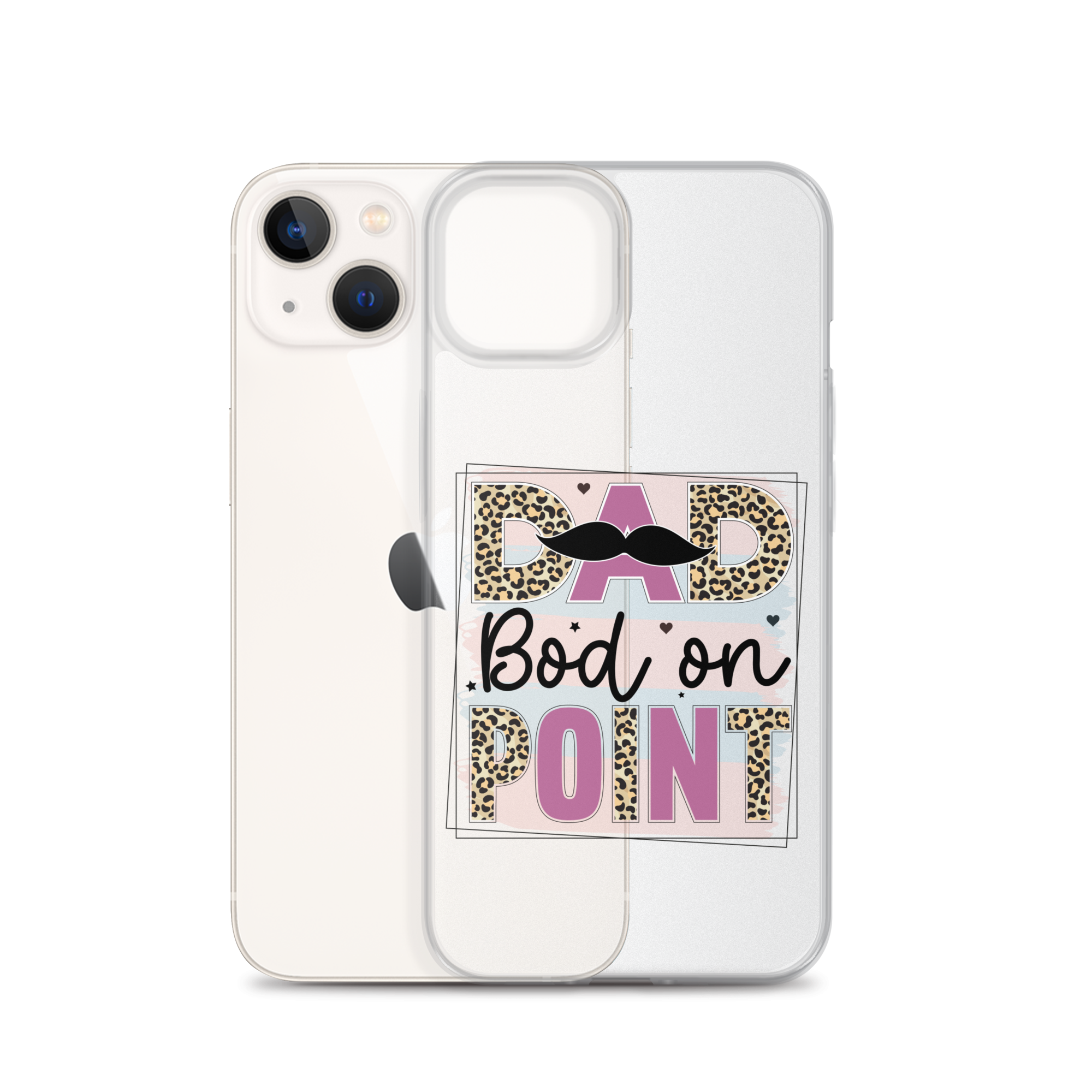 Dad Bod On Point Clear Case for iPhone®