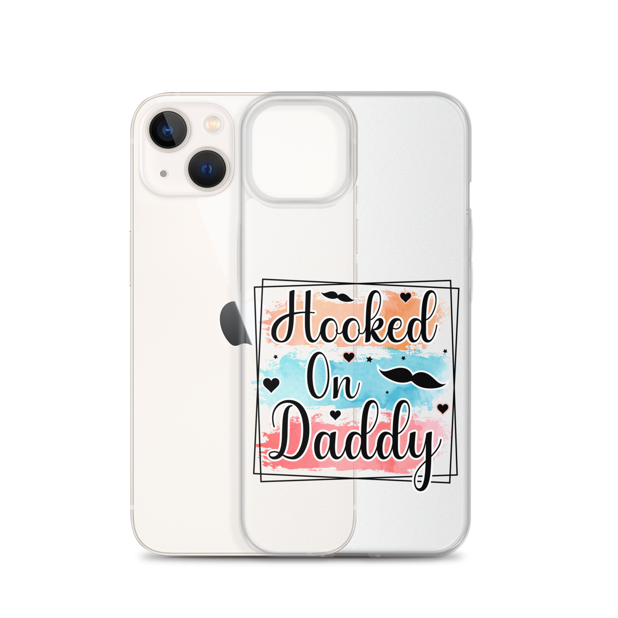 Hooked On Daddy Clear Case for iPhone®