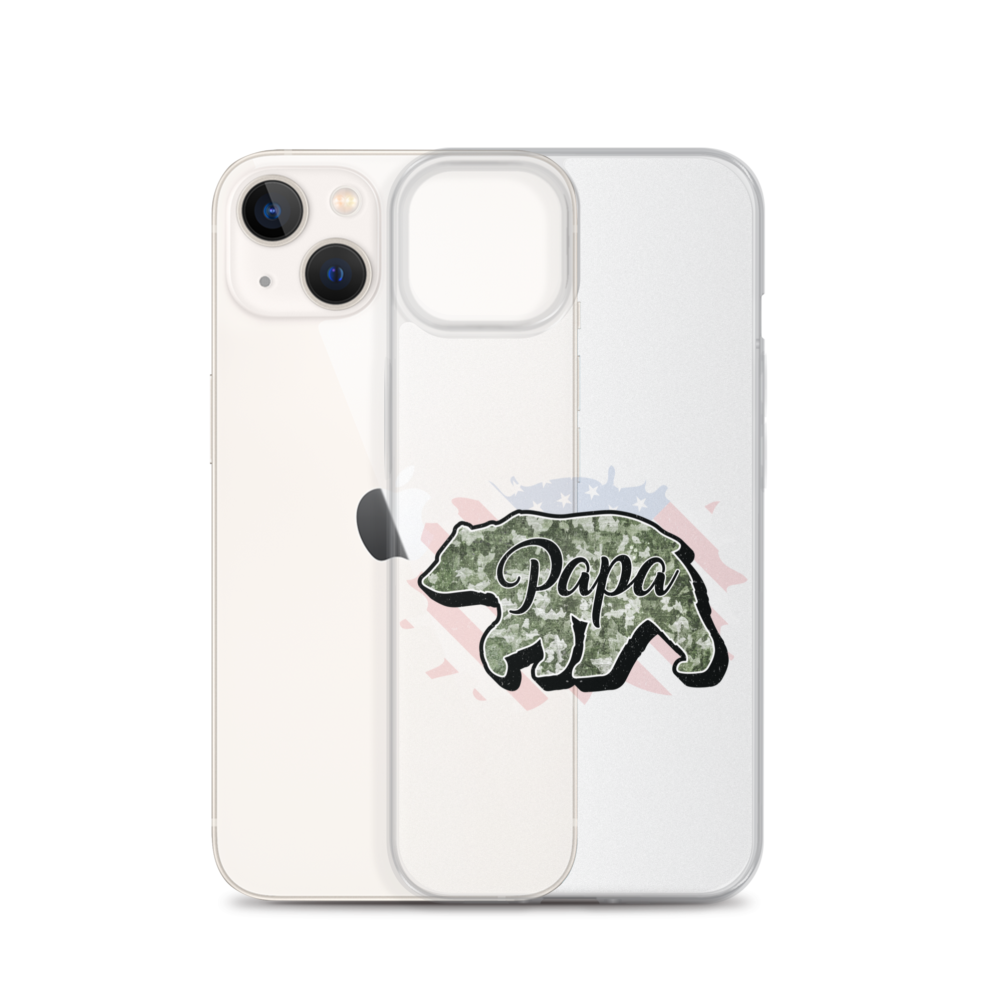 Bear Papa Clear Case for iPhone®