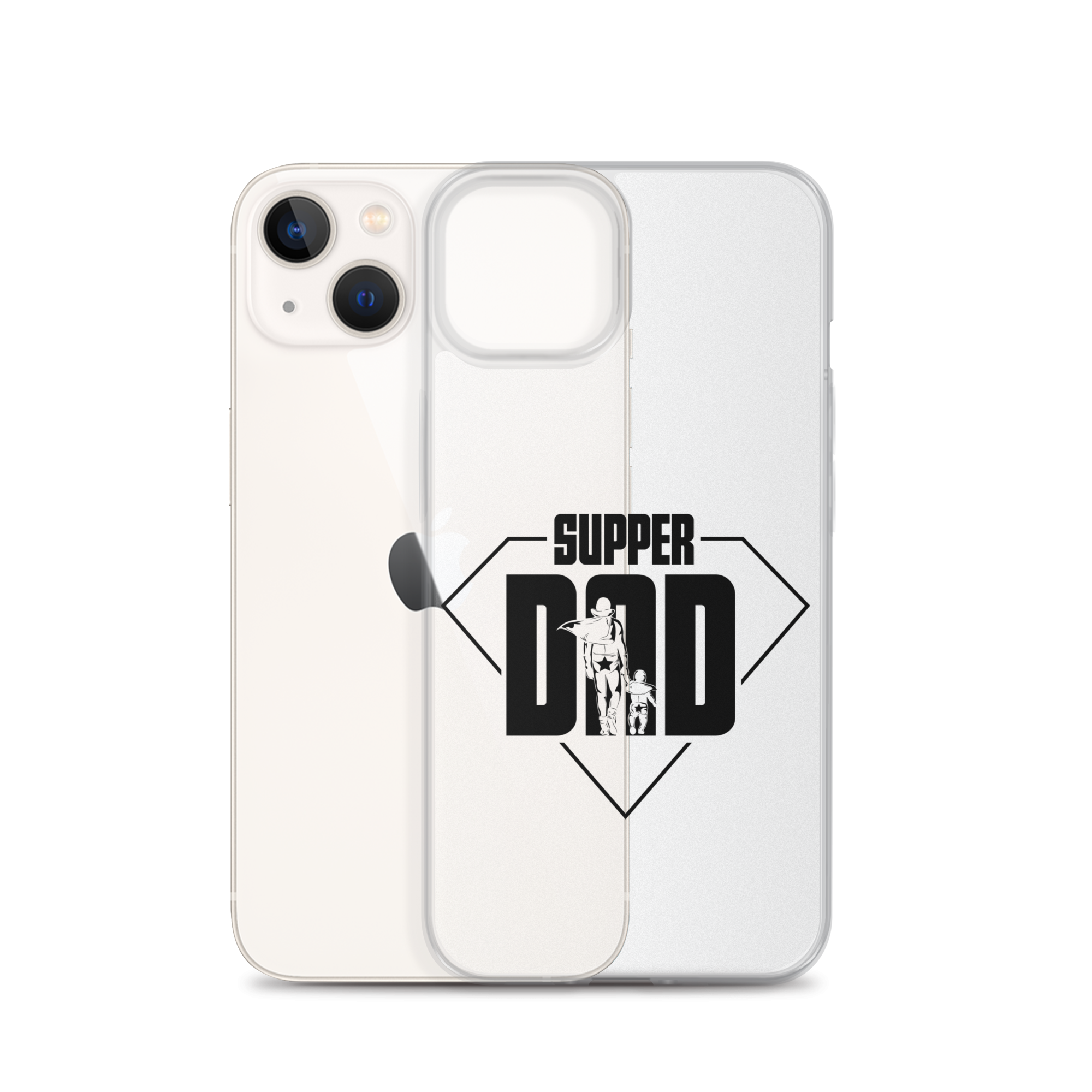 Super Dad Clear Case for iPhone®