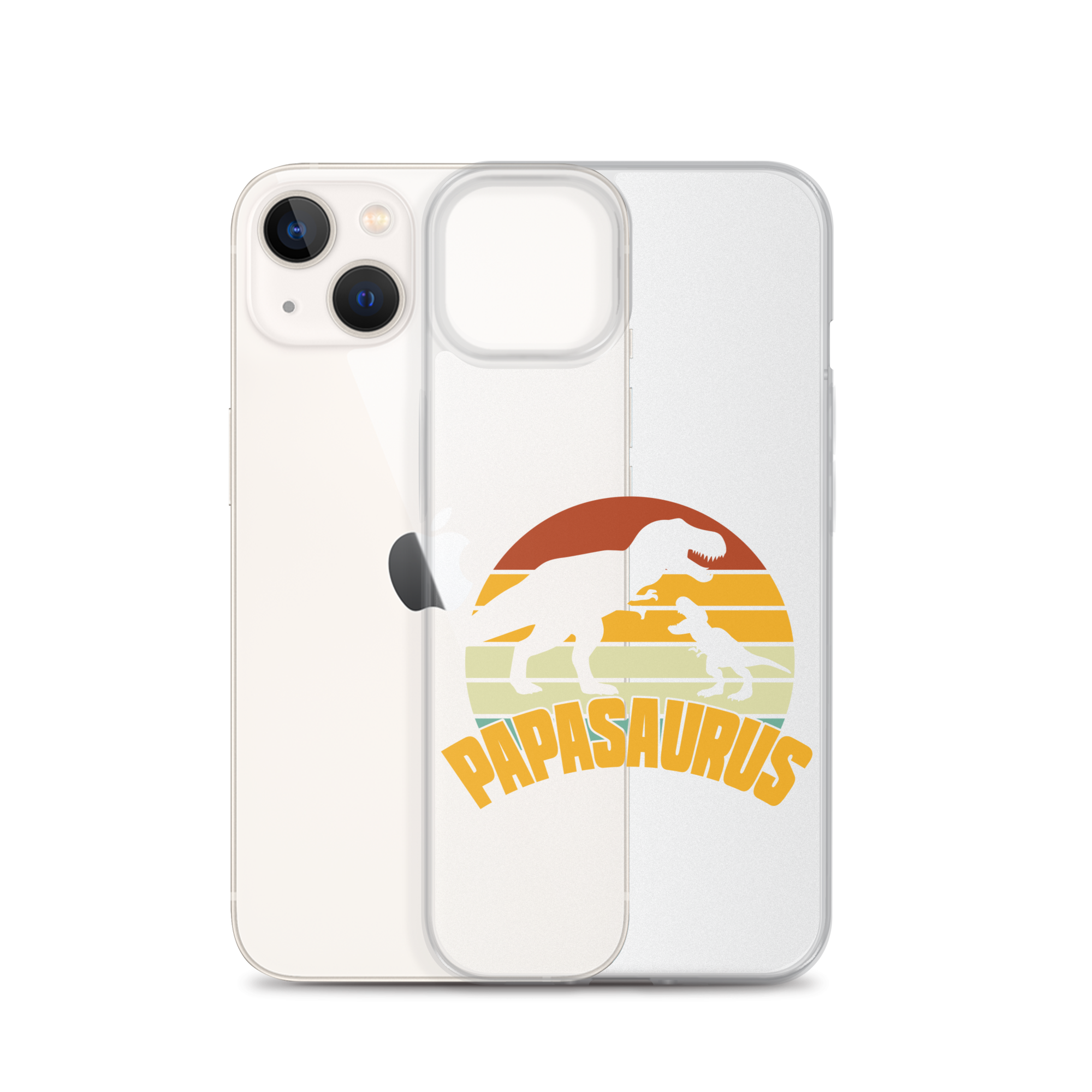 Papasaurus Clear Case for iPhone®