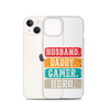 Husband, Daddy, Gamer, Hero Clear Case for iPhone®