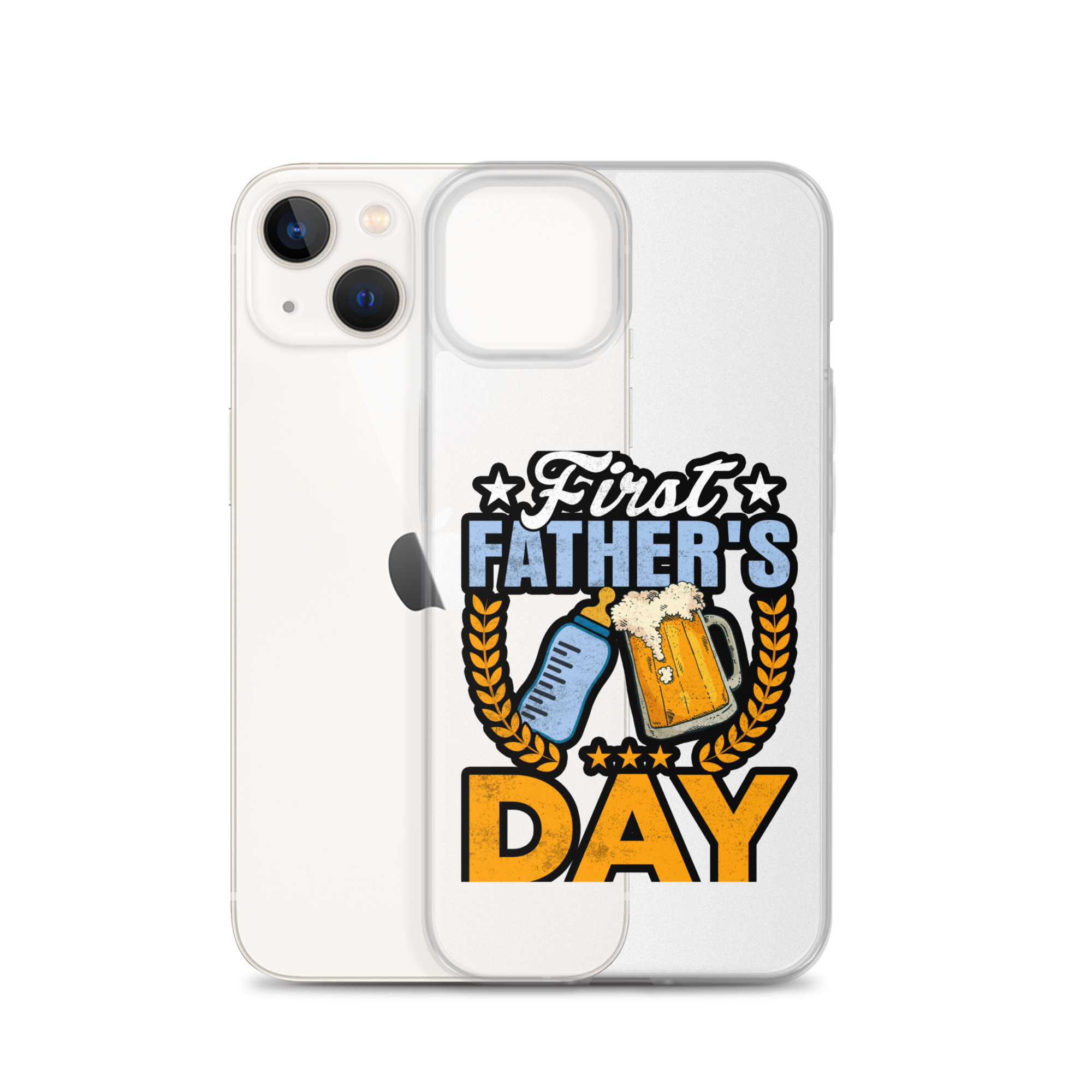 First Father's Day Clear Case for iPhone®