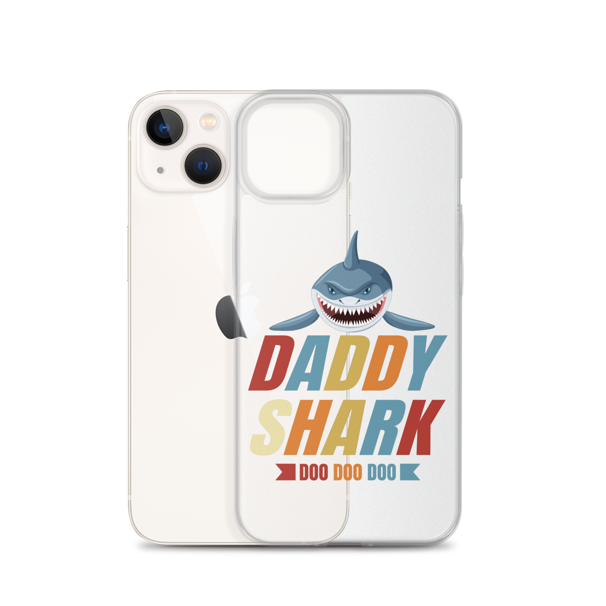 Daddy Shark Doo Doo Doo Clear Case for iPhone®