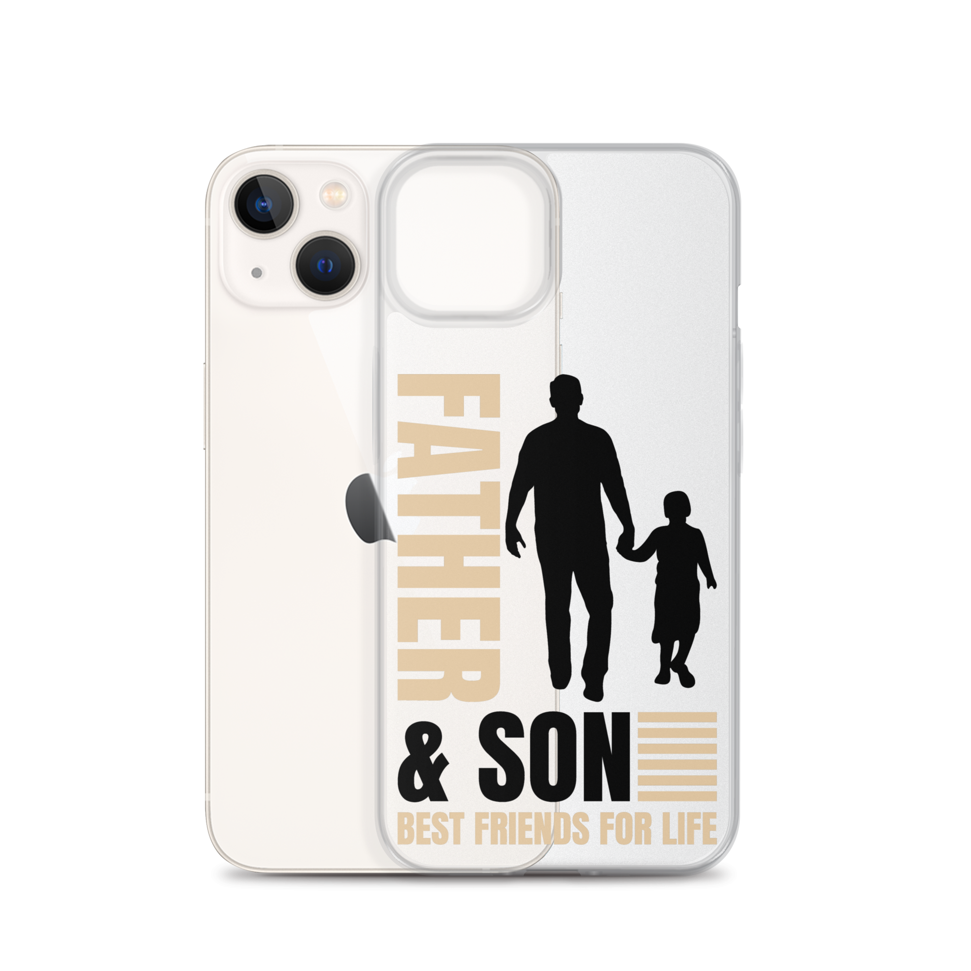 Father & Son Best Friends For Life Clear Case for iPhone®