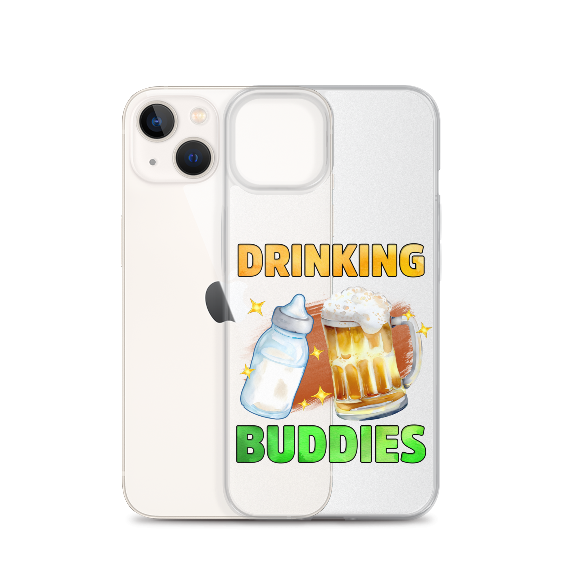 Drinking Buddies Clear Case for iPhone®