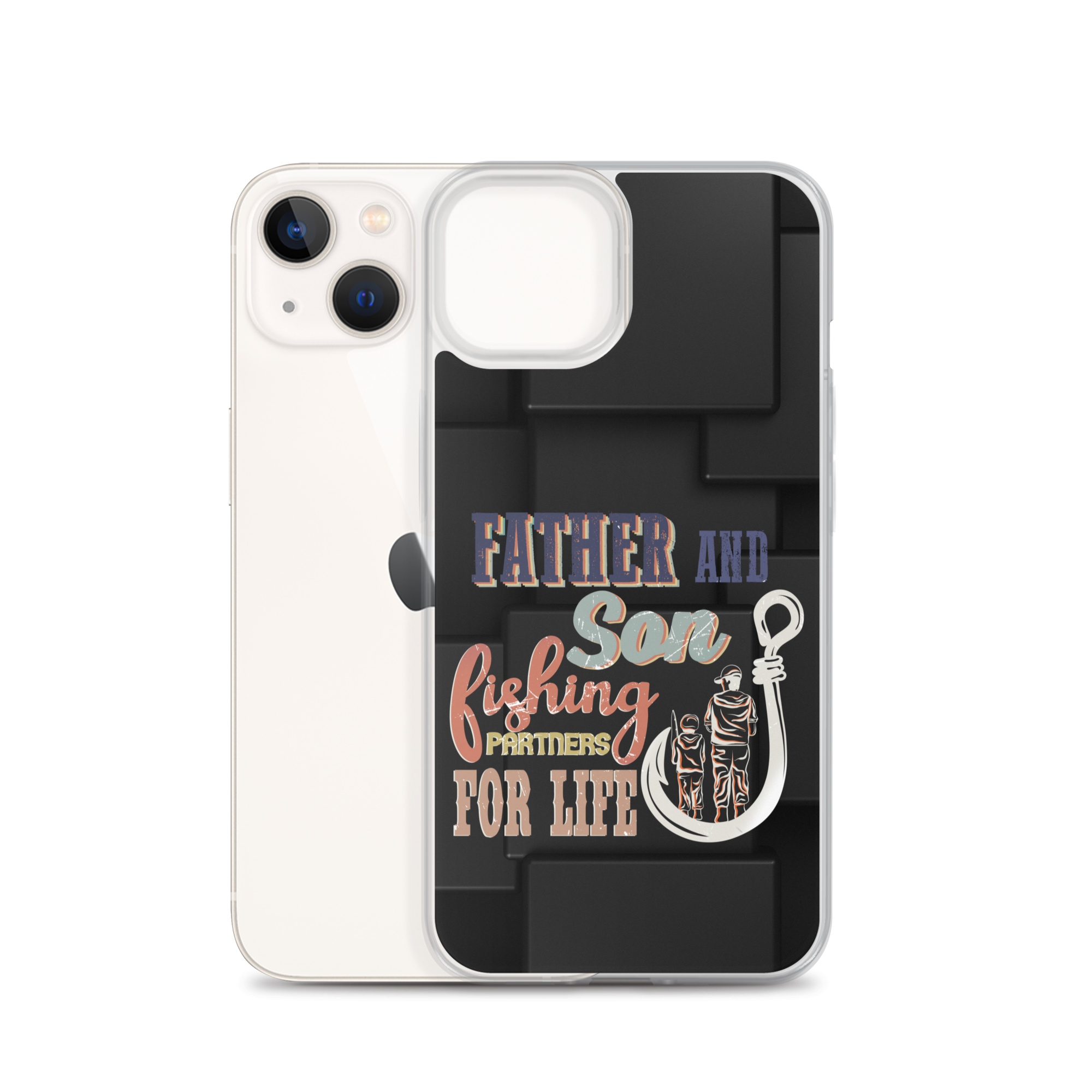 Father And Son Fishing Partners For Life Clear Case for iPhone®