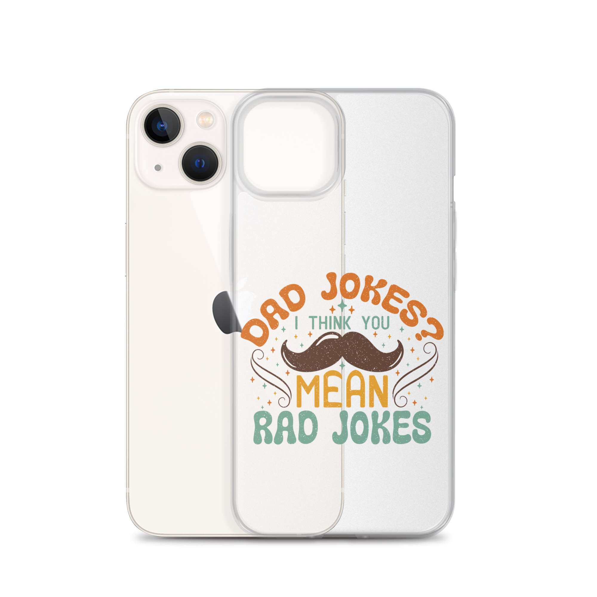 Dad Jokes I Think You Mean You Mean Rad Jokes Clear Case for iPhone®