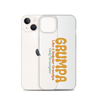 Grumpa Like A Regular Grandpa Only Geumpier Clear Case for iPhone®