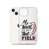 My Heart Is On That Field Clear Case for iPhone®