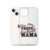 One Proud Football Mom Clear Case for iPhone®