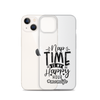 Nap Time Is My Happy Hour Clear Case for iPhone®