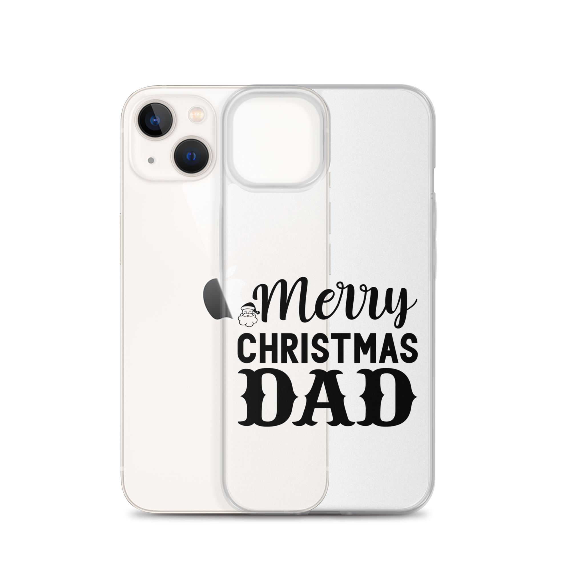 Merry Christmas Dad Clear Case for iPhone®