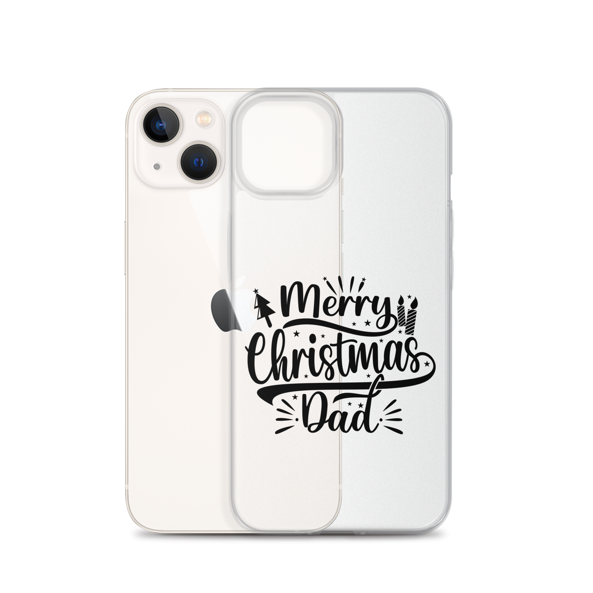 Merry Christmas Dad Clear Case for iPhone®