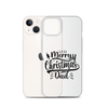 Merry Christmas Dad Clear Case for iPhone®