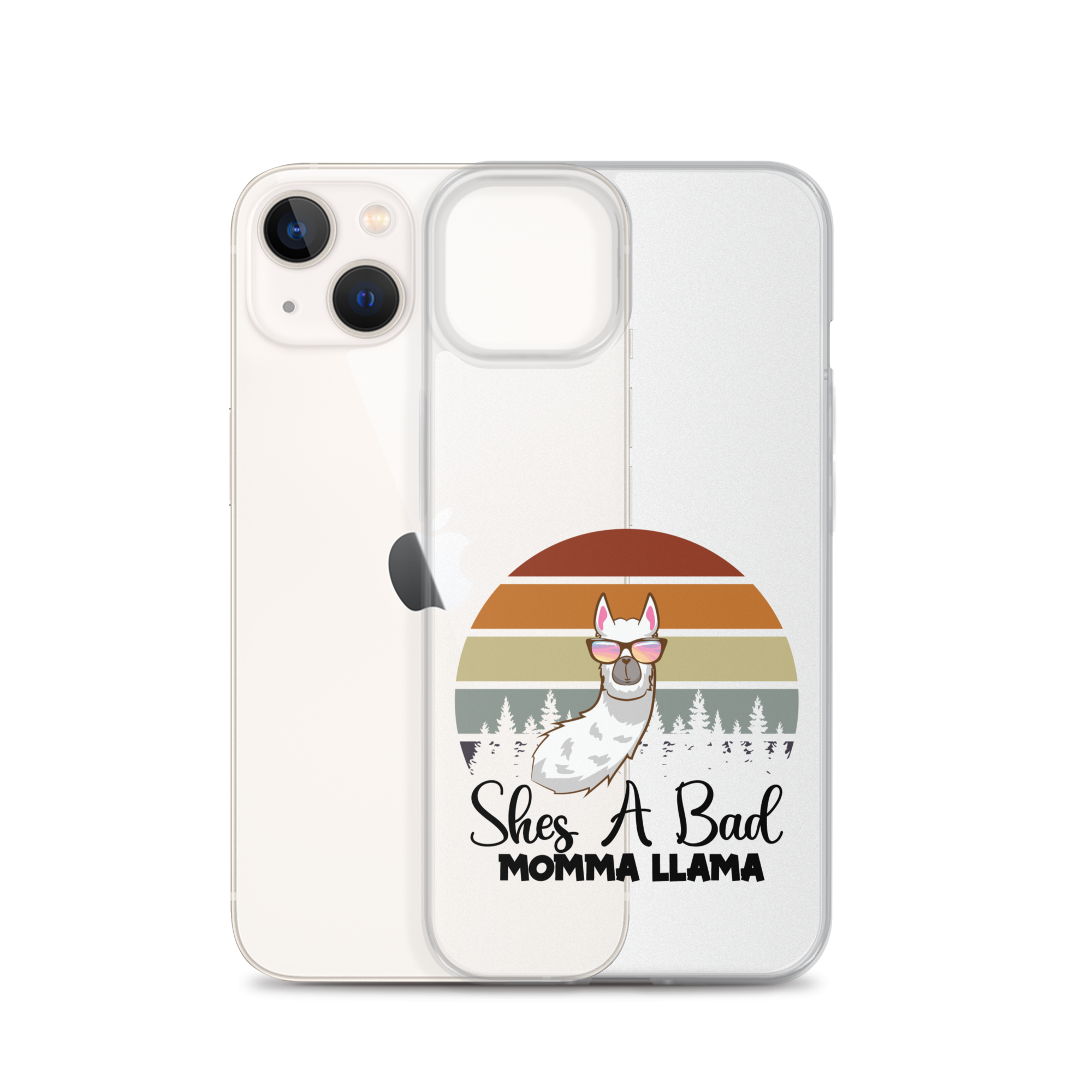 She's A Bad Momma Llama Clear Case for iPhone®