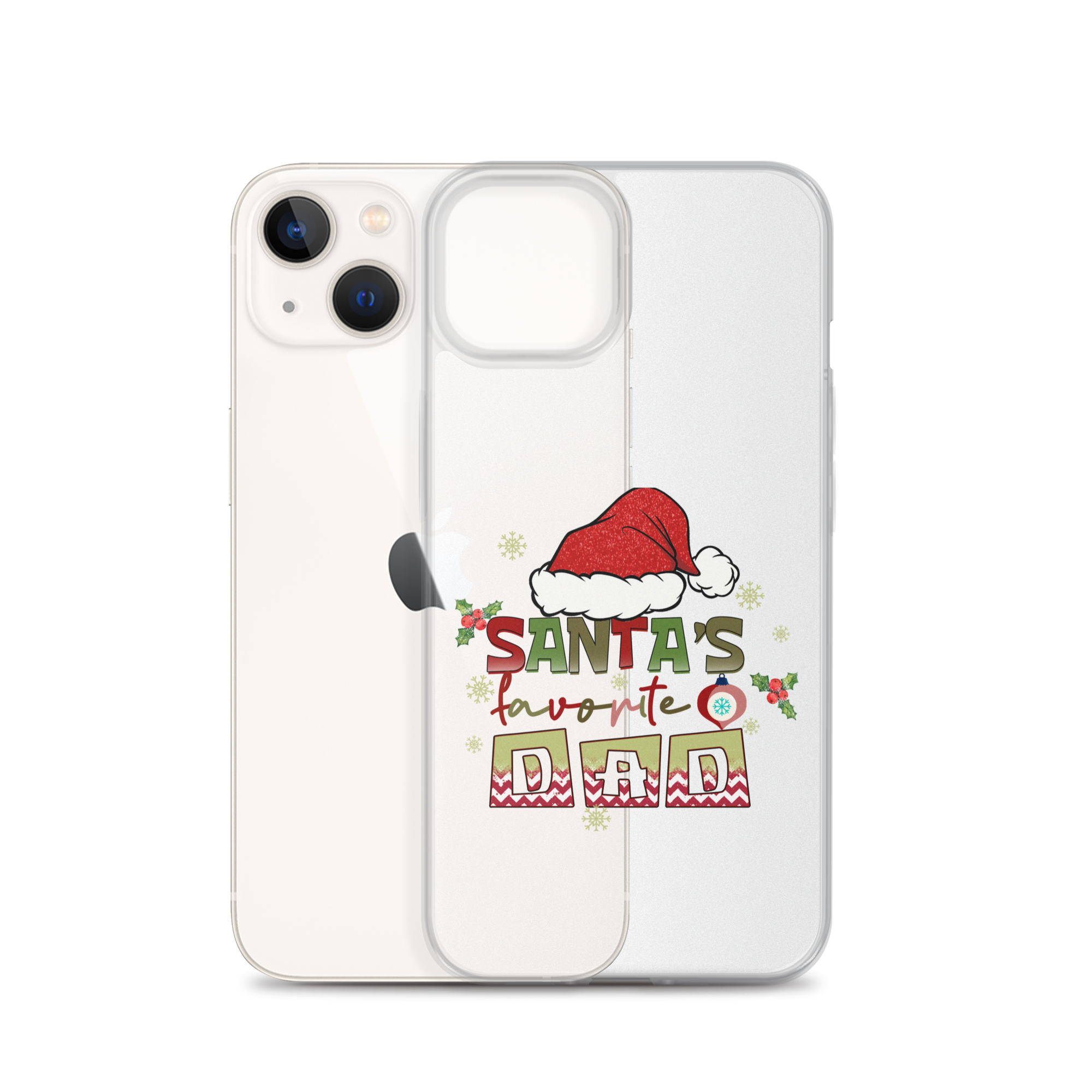 Santa's Favorite Dad Clear Case for iPhone®