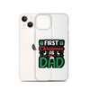 First Christmas As Dad Clear Case for iPhone®