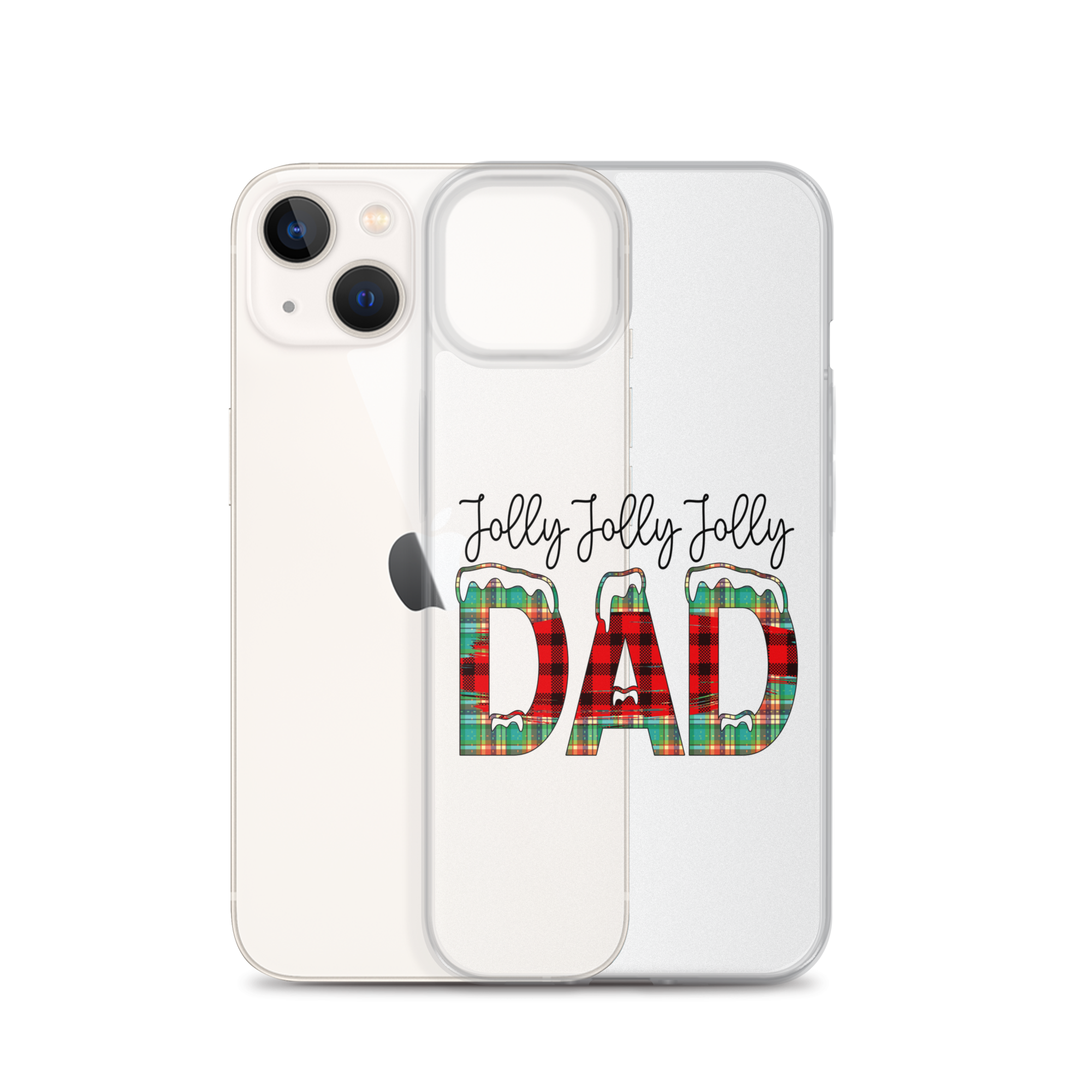 Jolly Jolly Jolly Dad Clear Case for iPhone®