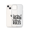 Grandpa A Dad Without Rules Clear Case for iPhone®