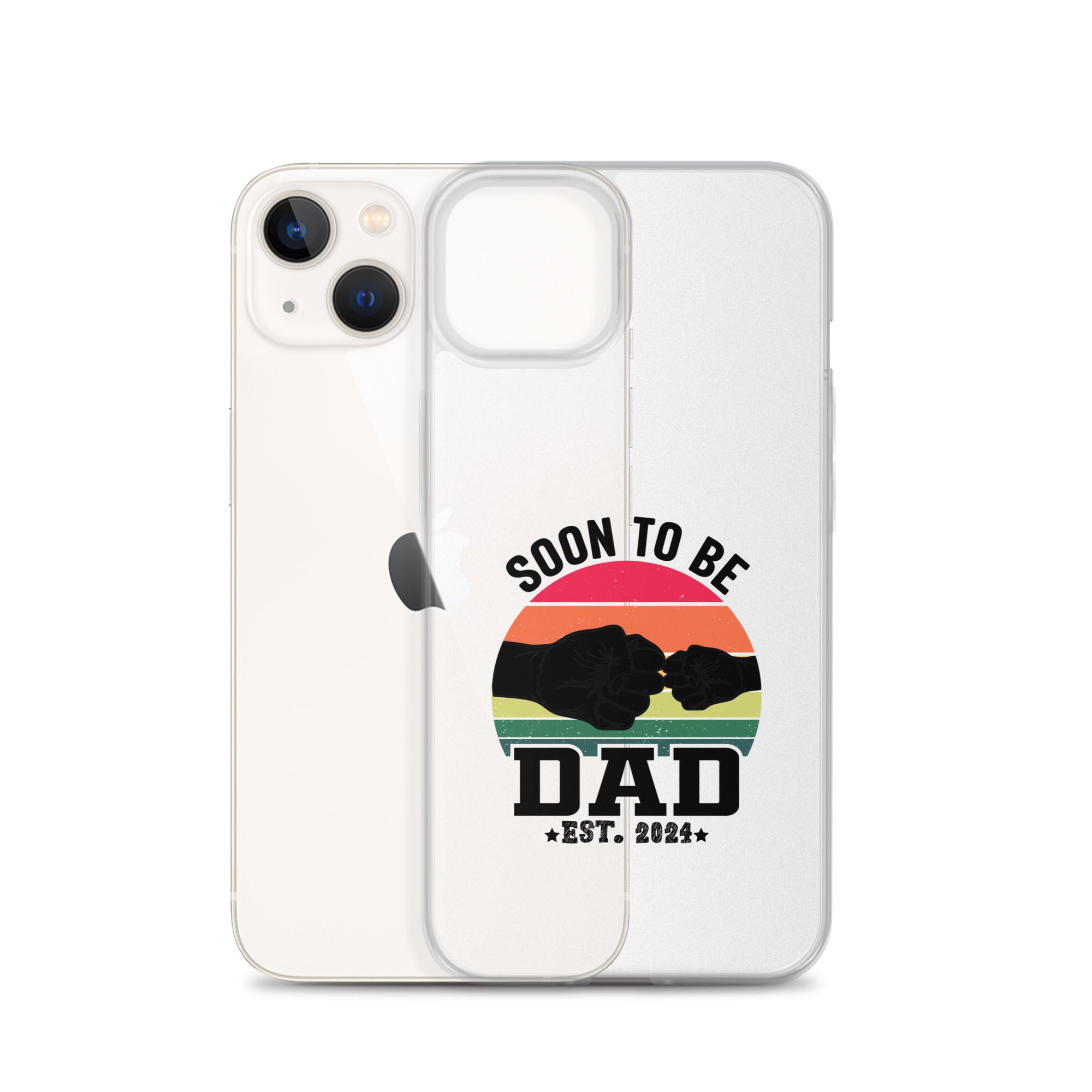 Soon To Be Dad Est. 2024 Clear Case for iPhone®