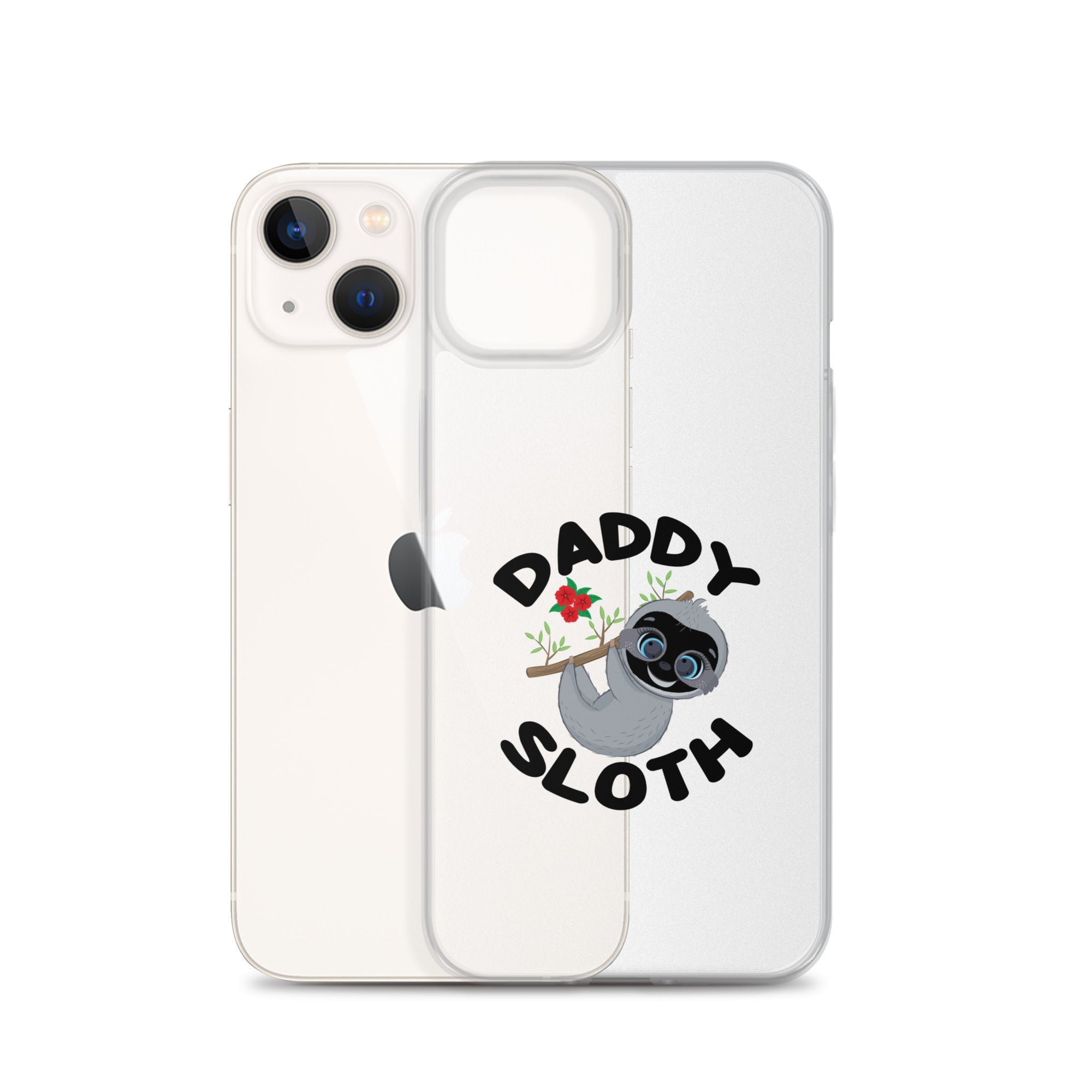 Daddy Sloth Clear Case for iPhone®