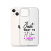 Just Want to Tell You A Secret I'm Pregnant Clear Case for iPhone®