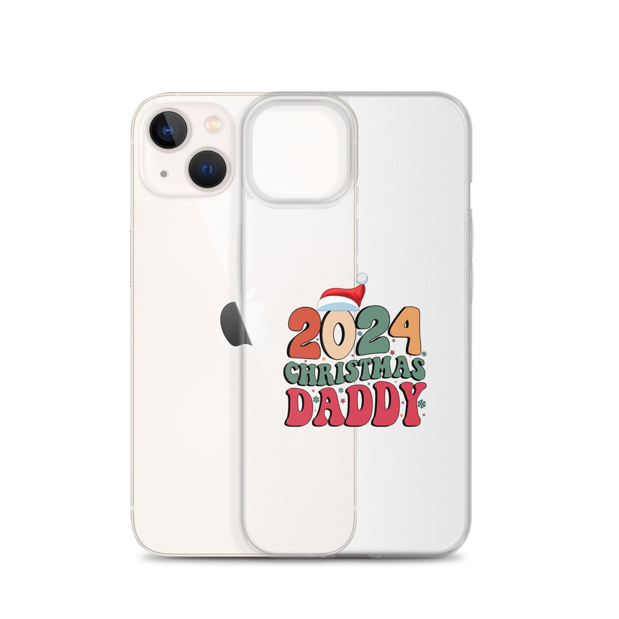 2024 Christmas Daddy Clear Case for iPhone®