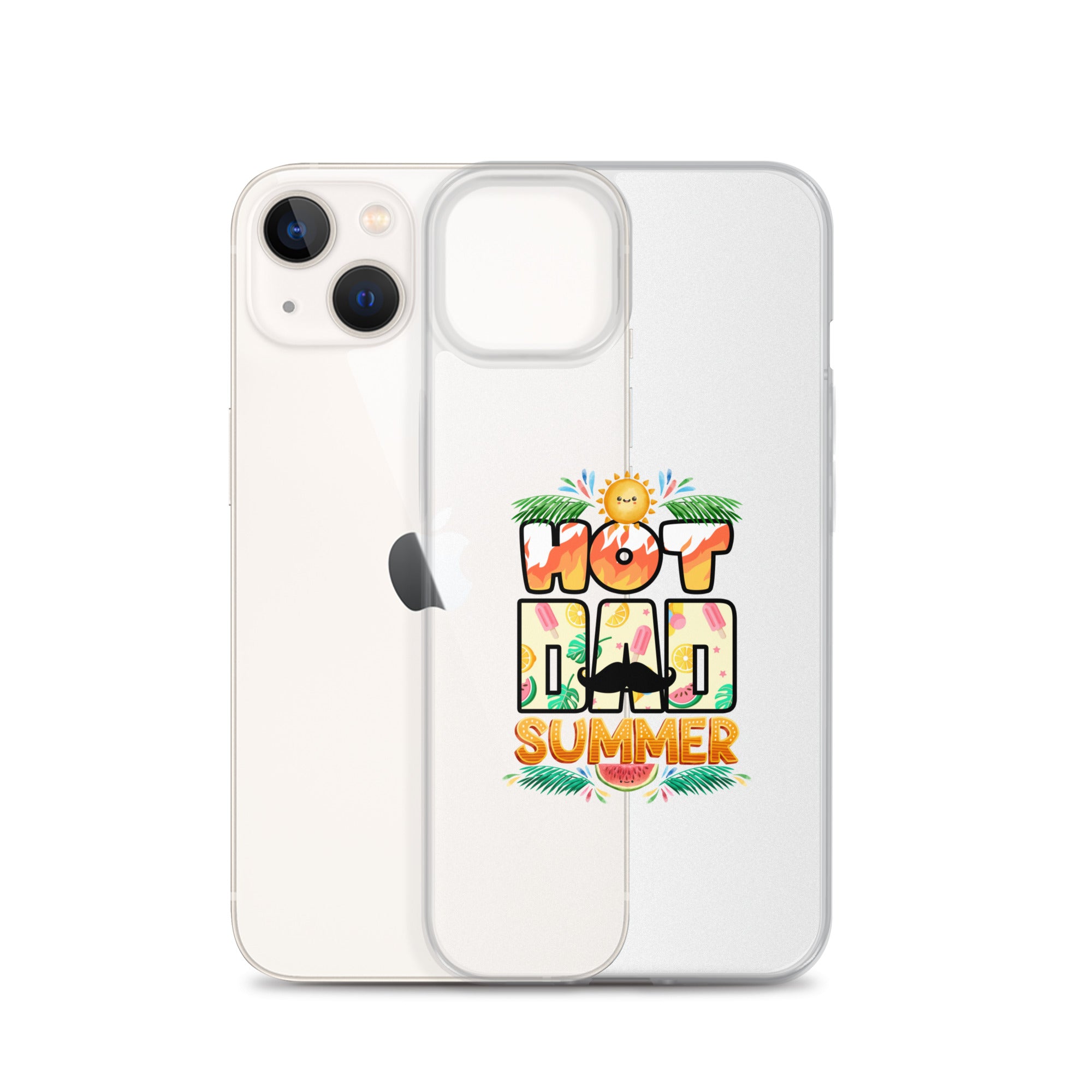 Hot Dad Summer Clear Case for iPhone®