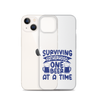 Surviving Fatherhood One Beer At A time Clear Case for iPhone®