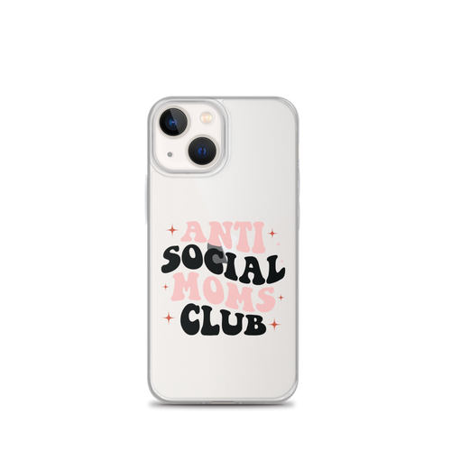 Anti Social Moms Club Clear Case for iPhone®