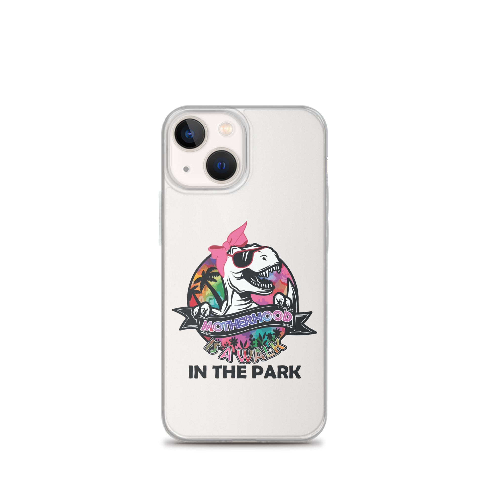 Motherhood Is A Walk In The Park Clear Case for iPhone®