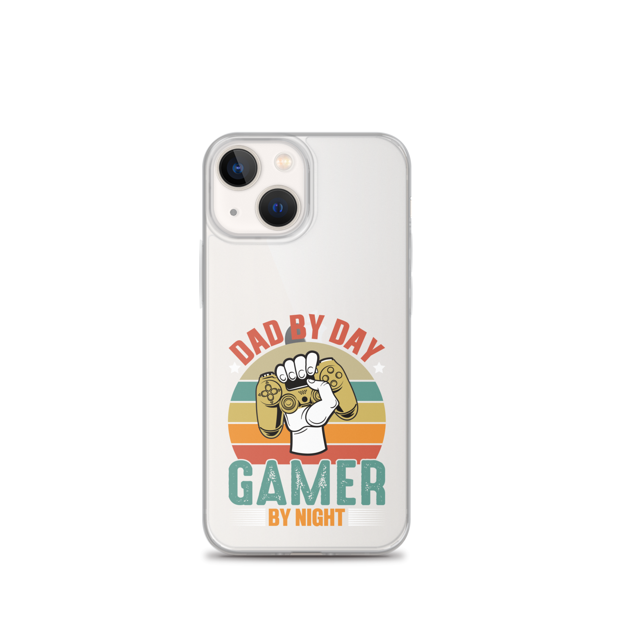 Dad By Day Gamer By Night Clear Case for iPhone®