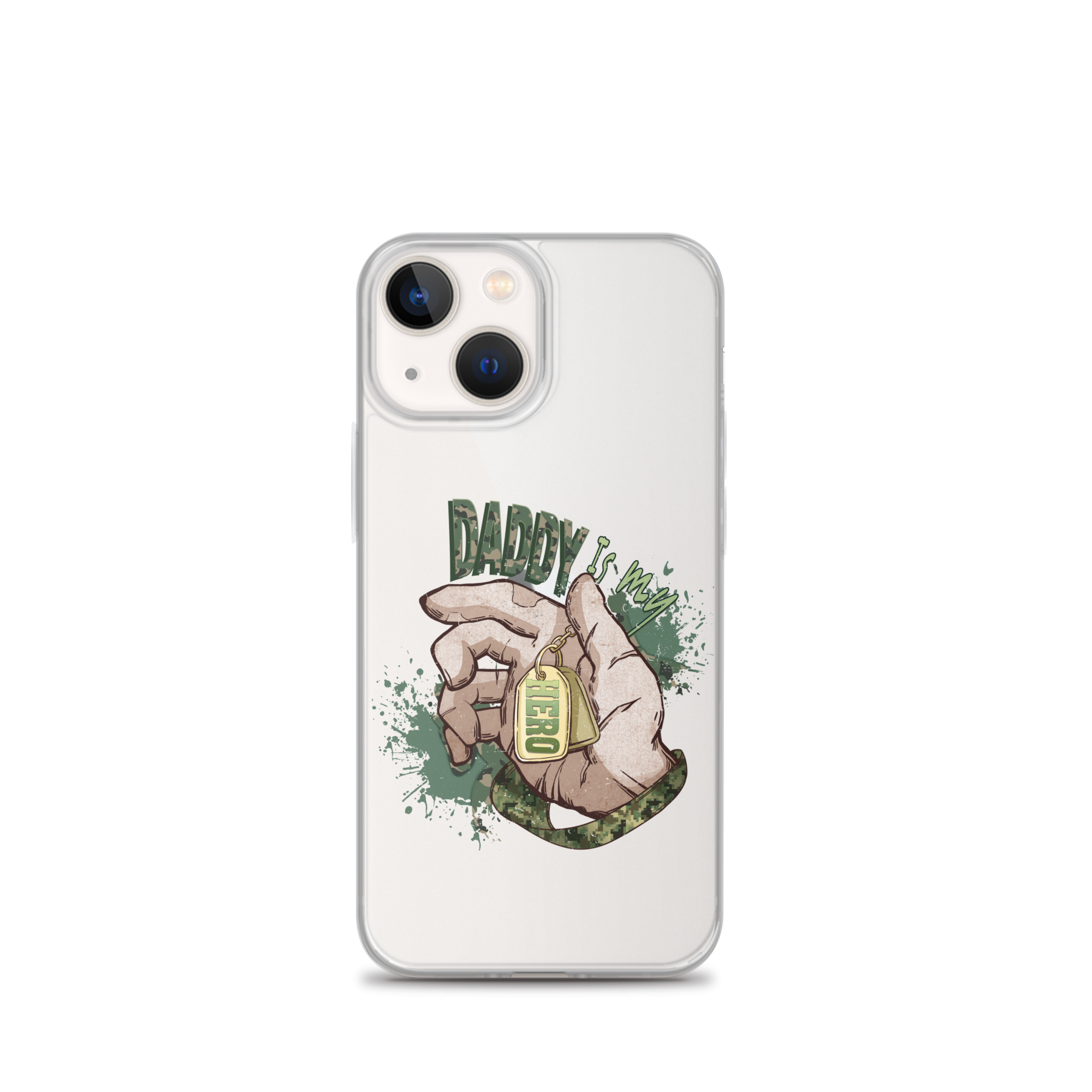 Daddy Is My Hero Clear Case for iPhone®