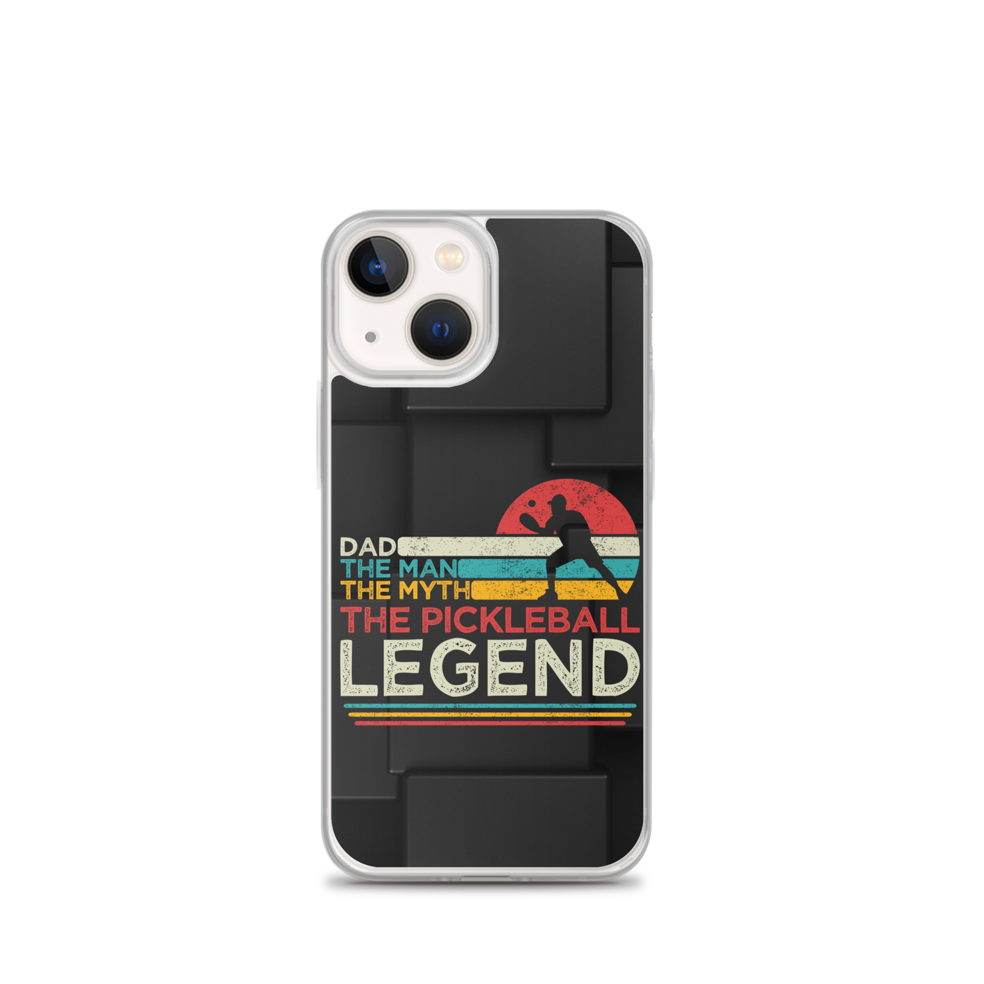 Dad The Man The Myth The Pickleball Legend Clear Case for iPhone®