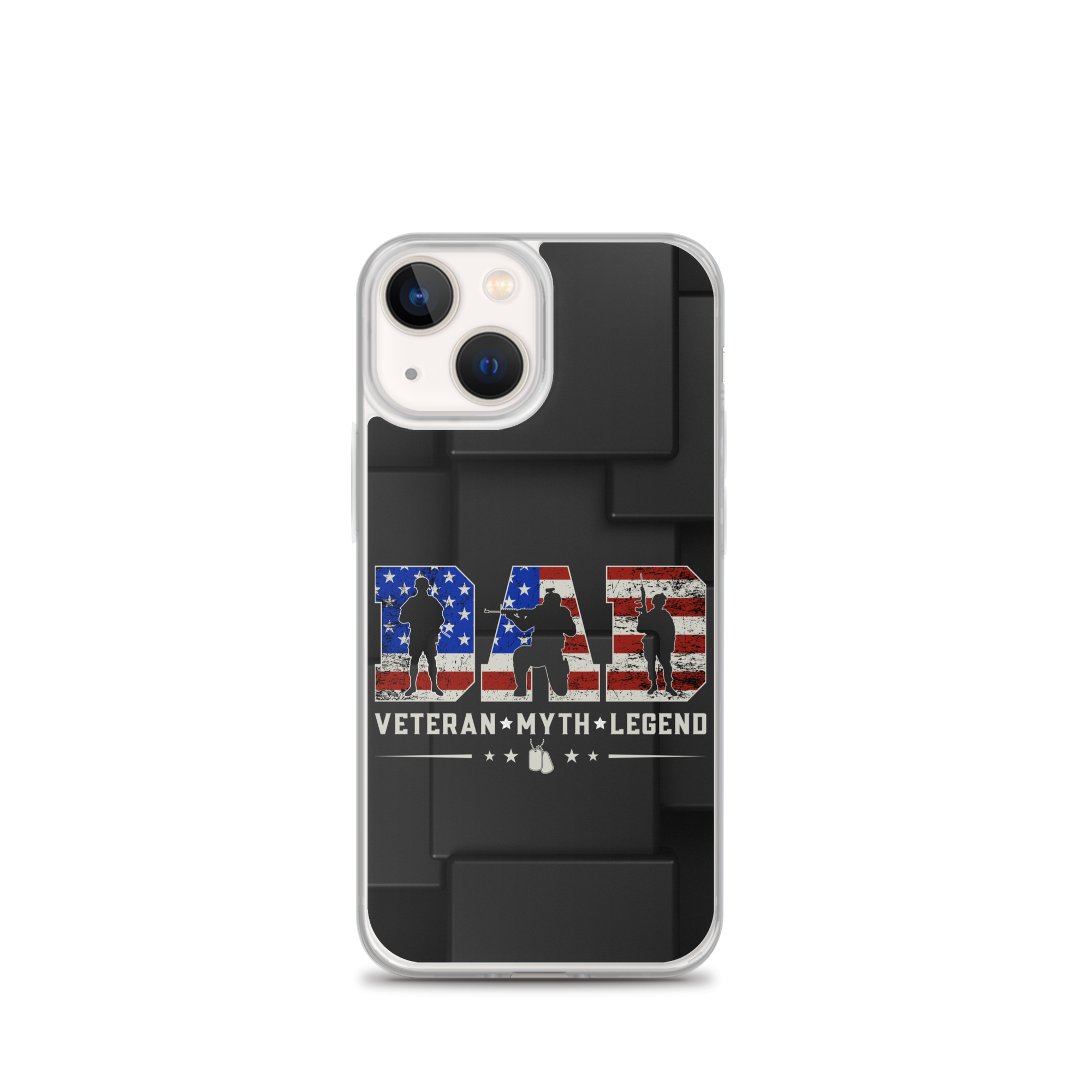 Dad Veteran Myth Legend Clear Case for iPhone®