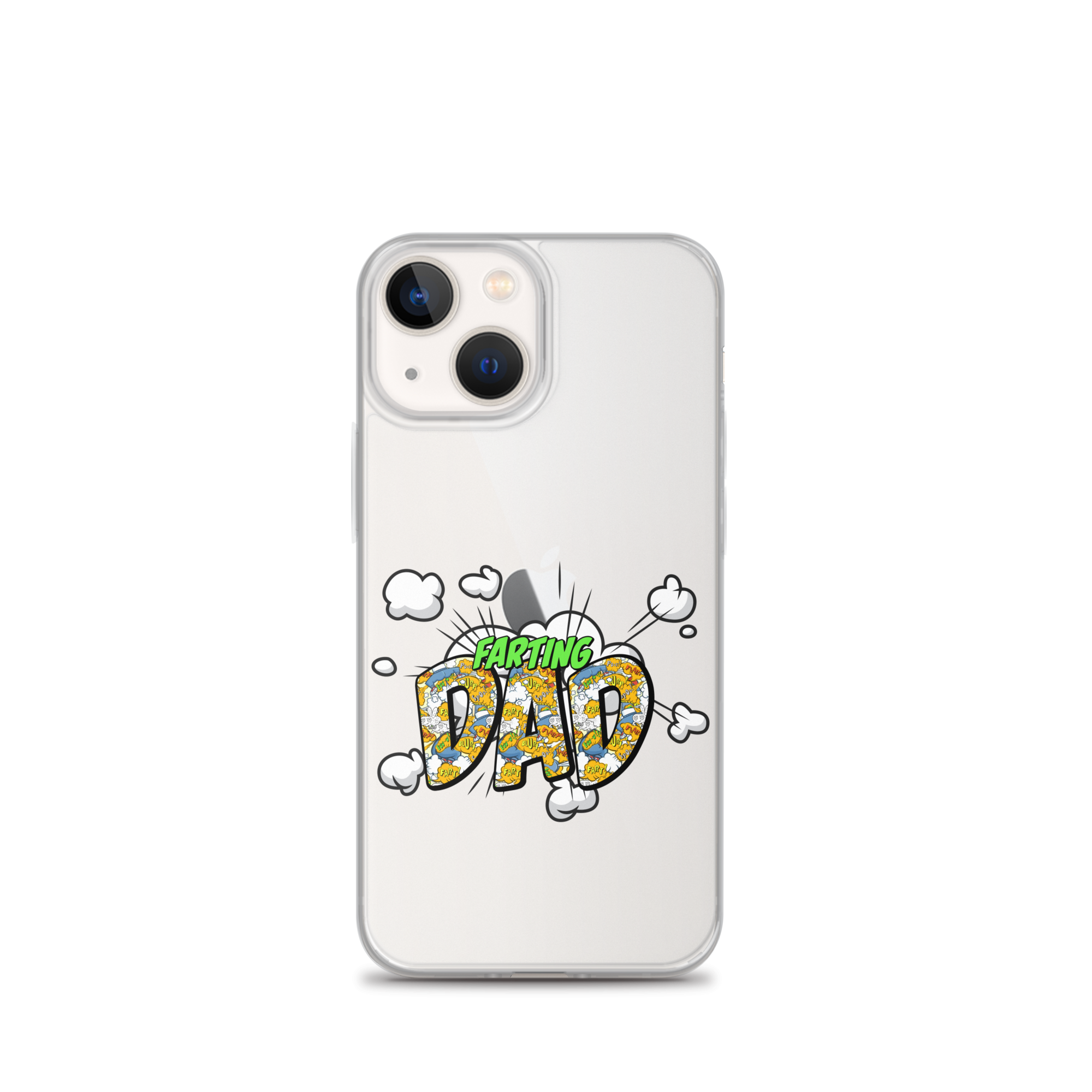 Farting Dad Clear Case for iPhone®