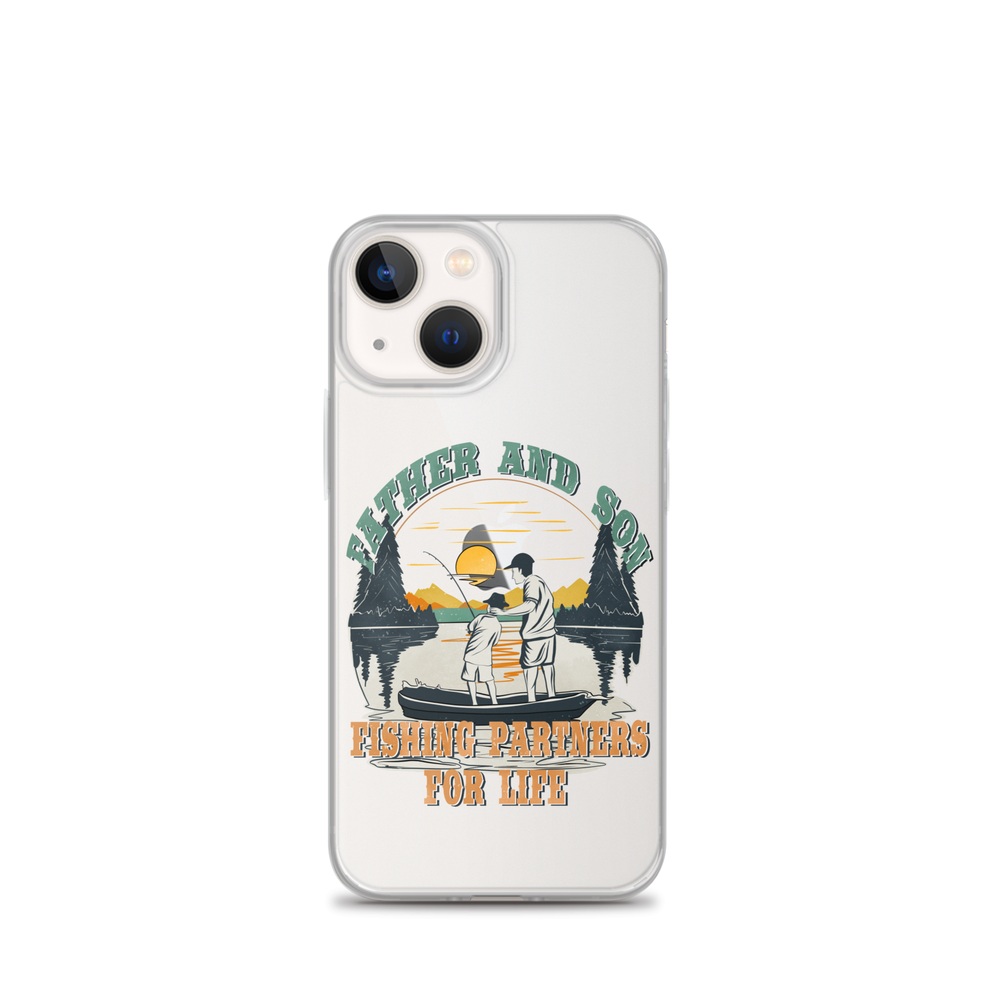 Father And Son Fishing Partners For Life Clear Case for iPhone®