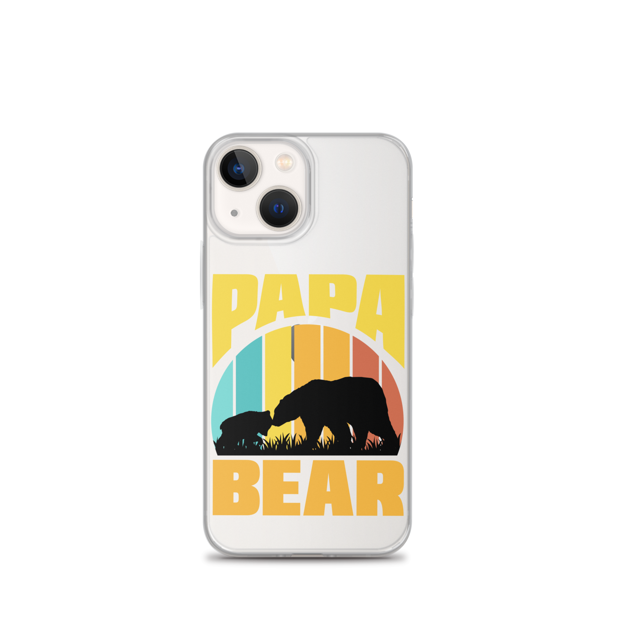 Papa Bear Clear Case for iPhone®