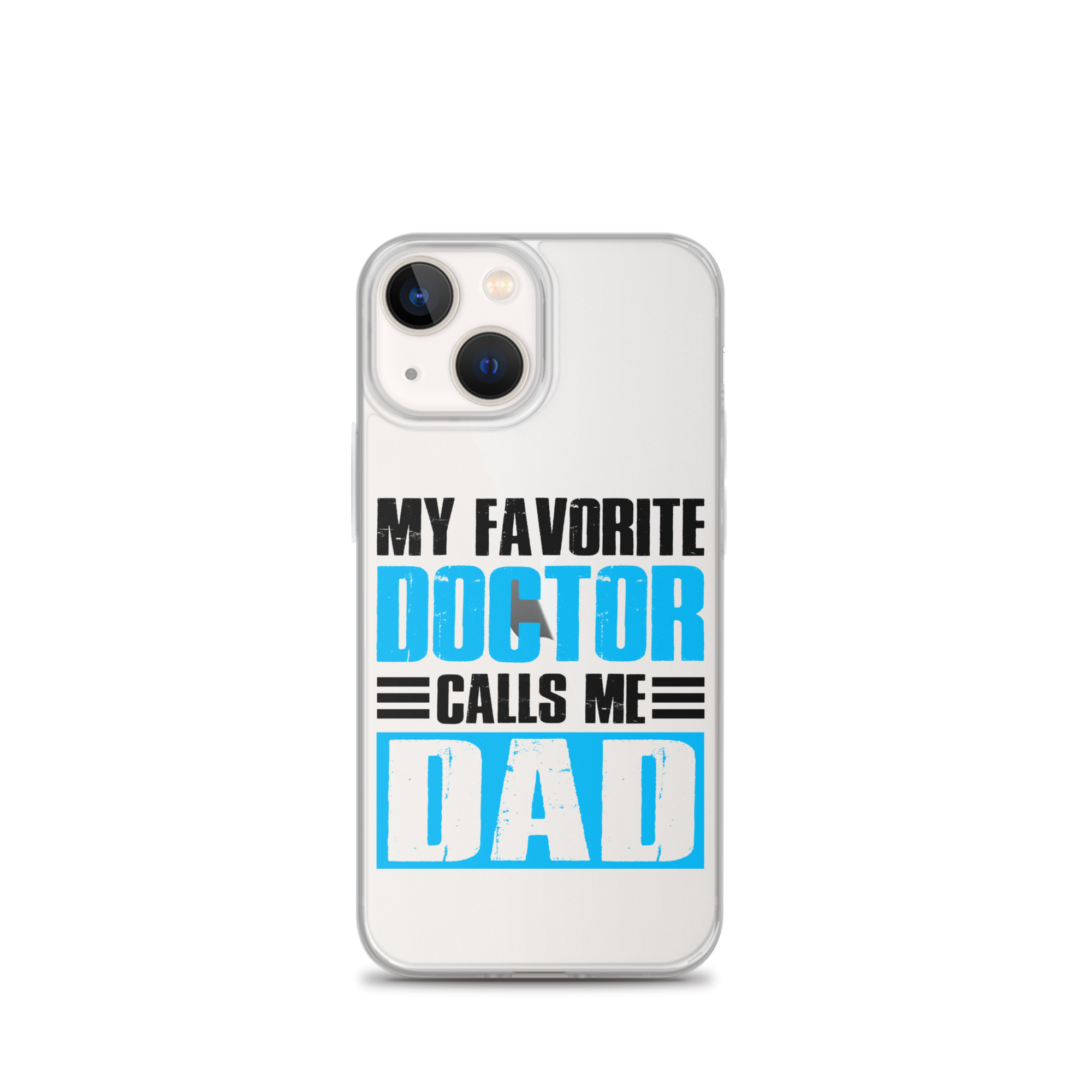 Mer Dad Don't Mess With My Mermaid Clear Case for iPhone®